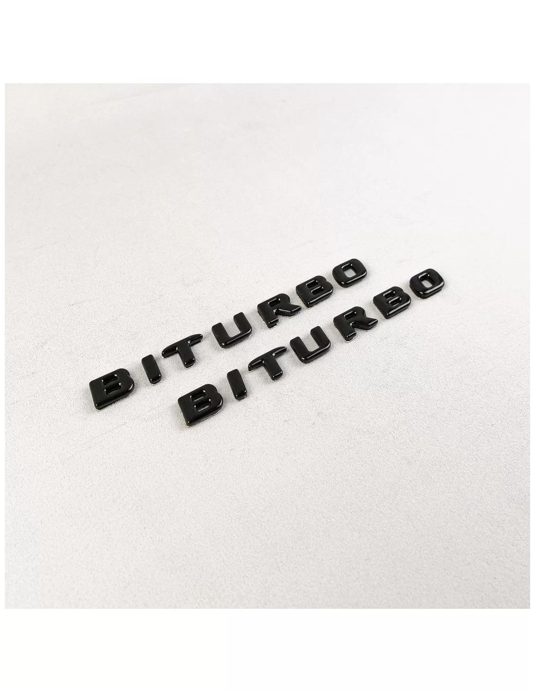 - Logos & Emblems - Black Metallic Brabus BITURBO Side logo badge set for Mercedes-Benz W463A G-Class - 3 - Enhance your Merced  - Logos & Emblems - Black Metallic Brabus BITURBO Side logo badge set for Mercedes-Benz W463A G-Class - 3 - Enhance your Merced