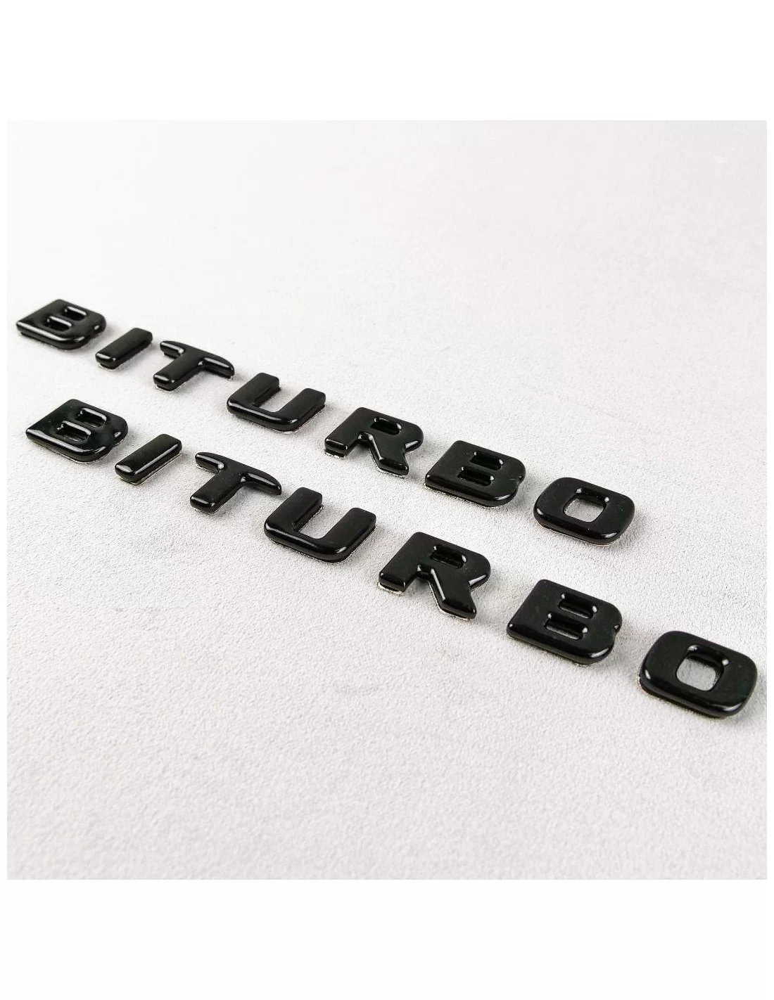 - Logos & Emblems - Black Metallic Brabus BITURBO Side logo badge set for Mercedes-Benz W463A G-Class - 6 - Enhance your Merced  - Logos & Emblems - Black Metallic Brabus BITURBO Side logo badge set for Mercedes-Benz W463A G-Class - 6 - Enhance your Merced