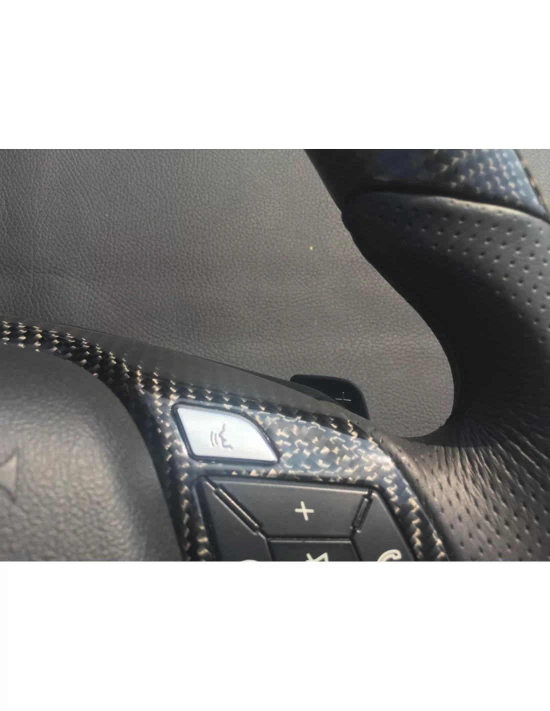  - Steering Wheels - Mercedes-Benz CLS E-Class SLK W172 W212 W218 Kierownica ze skóry węglowej - 8 - Mercedes-Benz CLS E-Class S