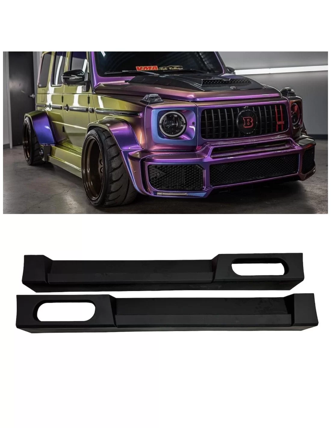 - Mercedes-Benz - Saia lateral personalizada para Mercedes-Benz W463A G Wagon por Tuneverse - 1 - Actualize o seu Mercedes-Benz  - Mercedes-Benz - Saia lateral personalizada para Mercedes-Benz W463A G Wagon por Tuneverse - 1 - Actualize o seu Mercedes-Benz