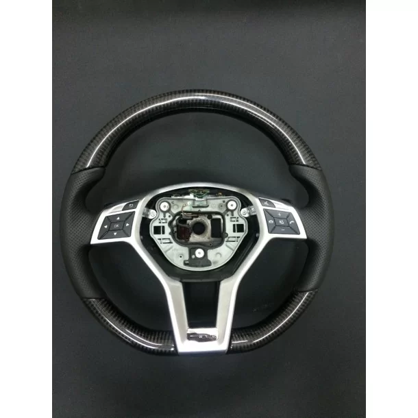  - Steering Wheels - 梅赛德斯-奔驰 CLS E 级 SLK W172 W218 W212 碳皮方向盘 - 1 - 使用梅赛德斯-奔驰 CLS E 级 SLK 碳纤维真皮方向盘，提升您的驾驶体验！时尚耐用--立即购买！✉️✒️