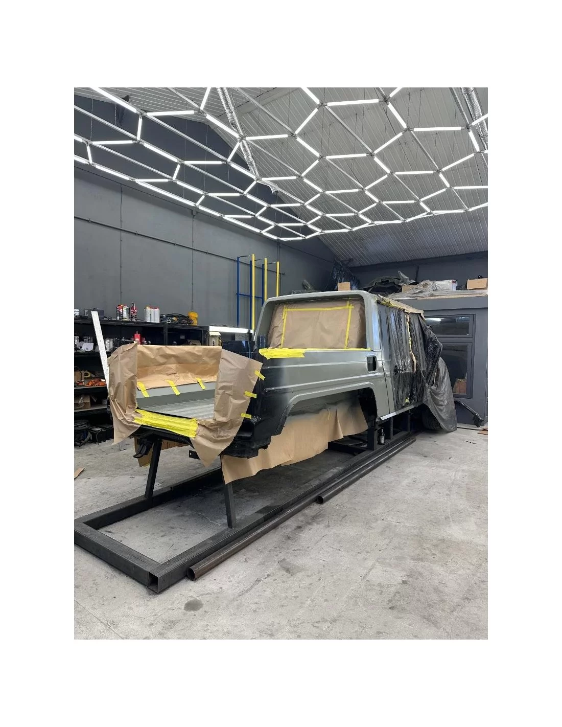  - Mercedes-Benz G-Class 2018+ (W463A) XLP 900 6x6 - Carroçaria de recolha traseira em aço inoxidável para Classe G W463A XLP 90