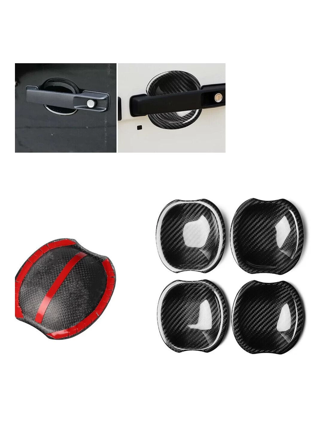 - Mercedes-Benz - 适用于 2019++ 年款奔驰 W463A W464 G 旅行车的碳纤维门碗手柄盖 - 1 - 为您的梅赛德斯-奔驰 W463A W464 G Wagon 2019++ 车型配备时尚的碳纤维门碗手柄盖,打造时尚现代的外  - Mercedes-Benz - 适用于 2019++ 年款奔驰 W463A W464 G 旅行车的碳纤维门碗手柄盖 - 1 - 为您的梅赛德斯-奔驰 W463A W464 G Wagon 2019++ 车型配备时尚的碳纤维门碗手柄盖,打造时尚现代的外