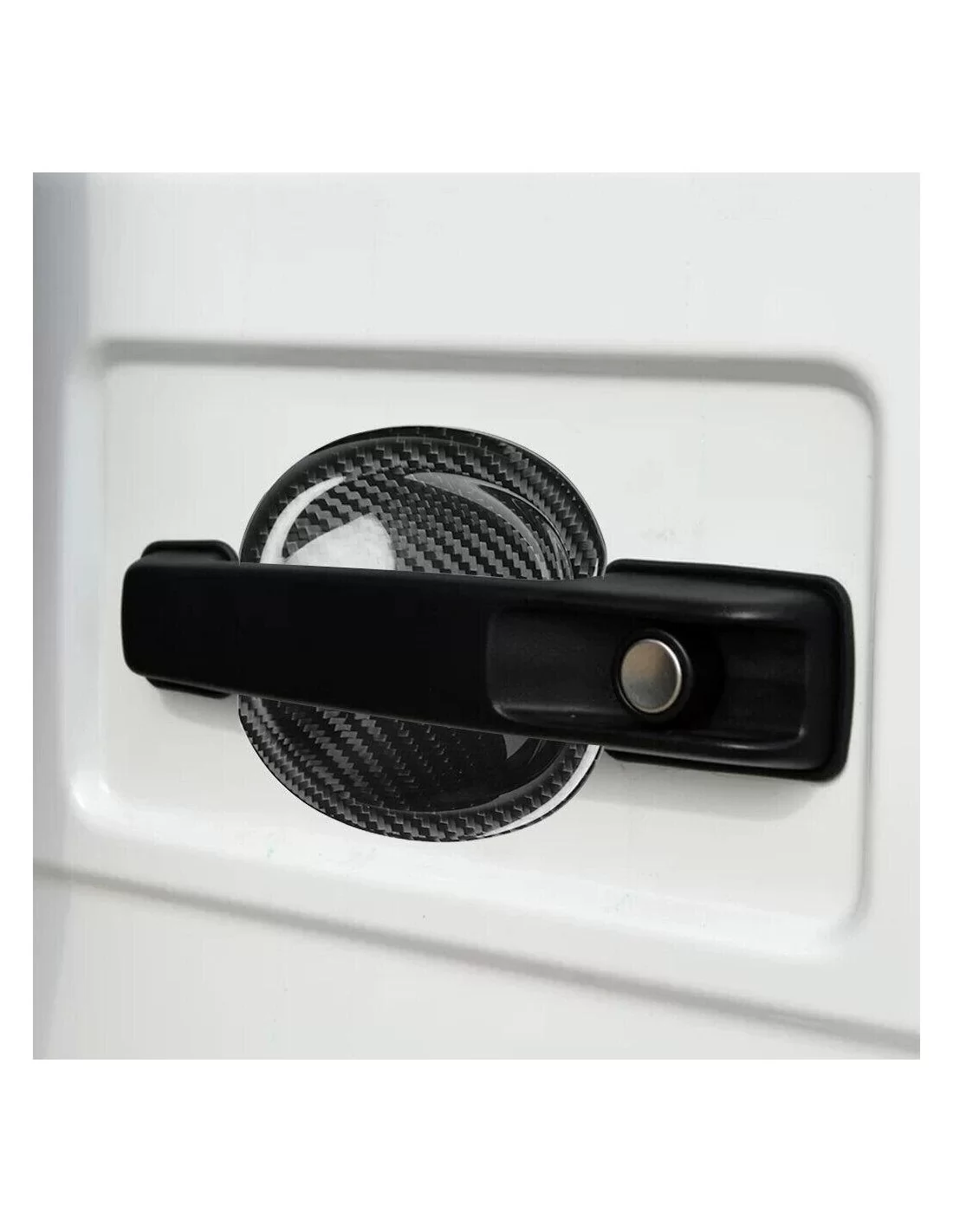 - Mercedes-Benz - Cobertura do puxador da porta em fibra de carbono para Mercedes-Benz W463A W464 G Wagon 2019++ - 4 - Melhore   - Mercedes-Benz - Cobertura do puxador da porta em fibra de carbono para Mercedes-Benz W463A W464 G Wagon 2019++ - 4 - Melhore