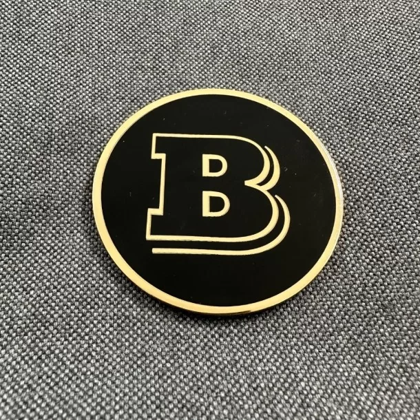  - Logos & Emblems - メタリックGOLDブラバスバッジロゴエンブレム53mmメルセデスベンツ車用 - 1 - Logos & Emblems メタリックGOLDブラバスバッジロゴエンブレム53mmメルセデスベンツ車用