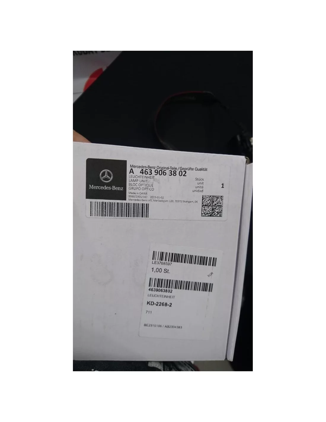  - Mercedes-Benz - メルセデスベンツW463A 4x4 A4638807303/008用LED付カーボンファイバフロントルーフスポイラー - 17 - Mercedes-Benz メルセデスベンツW463A 4x4 A4638807303