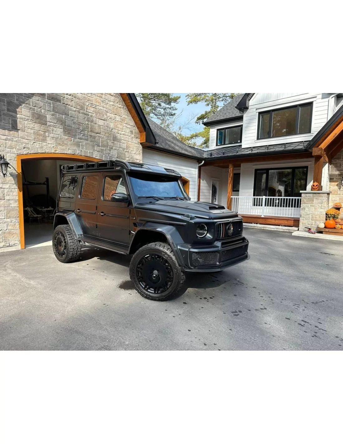 Takspoiler i kolfiber med LED-lampor för Mercedes-Benz W463A 4x4 från Tuneverse Mercedes-Benz, Mercedes-Benz G-Class 2018+ (W463 Takspoiler i kolfiber med LED-lampor för Mercedes-Benz W463A 4x4 från Tuneverse Mercedes-Benz, Mercedes-Benz G-Class 2018+ (W463