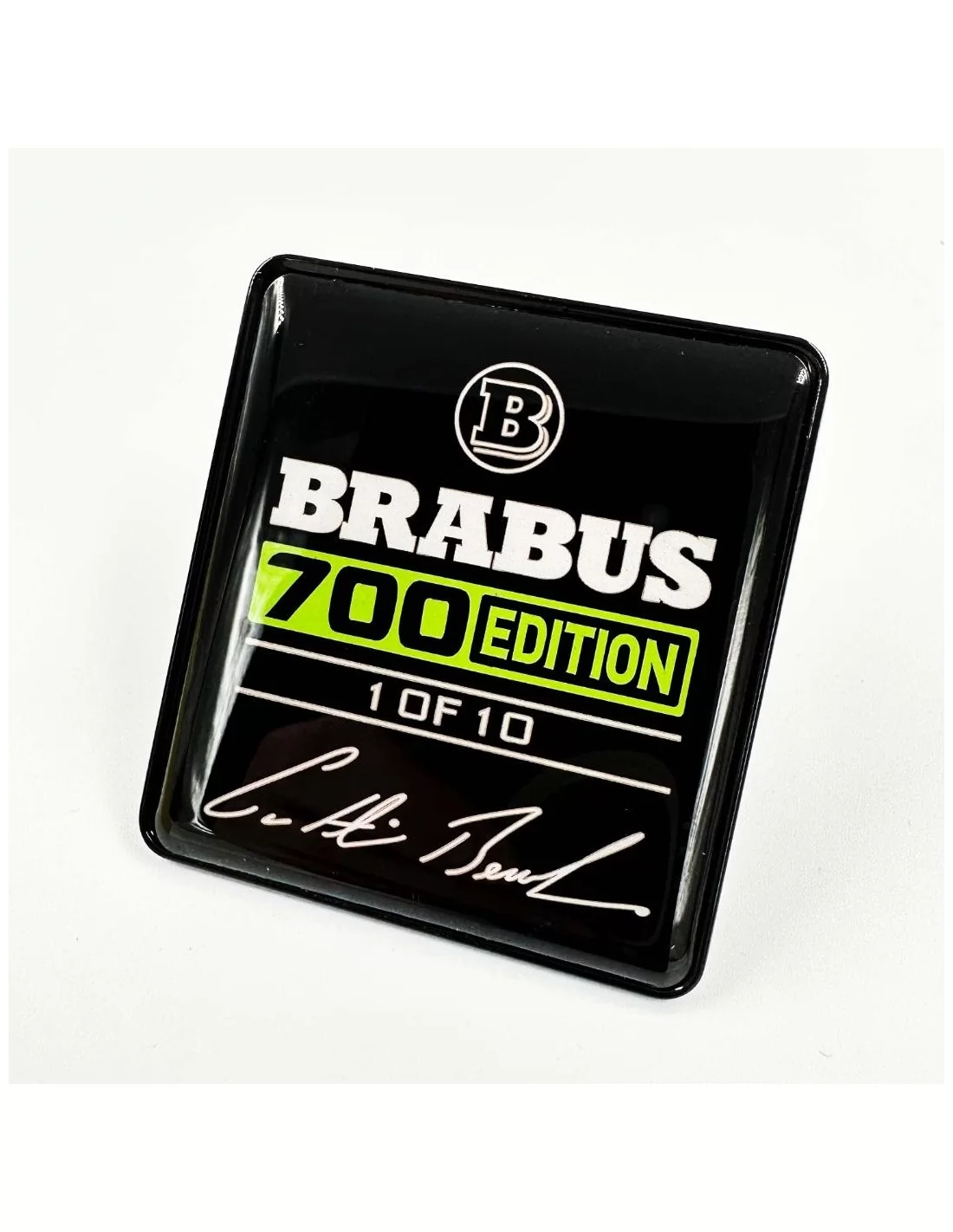  - logo & Emblems - Juego de emblemas metálicos Brabus 700 edition Asientos verdes Mercedes-Benz Clase G W463A - 2 - ¡Mejora tu 