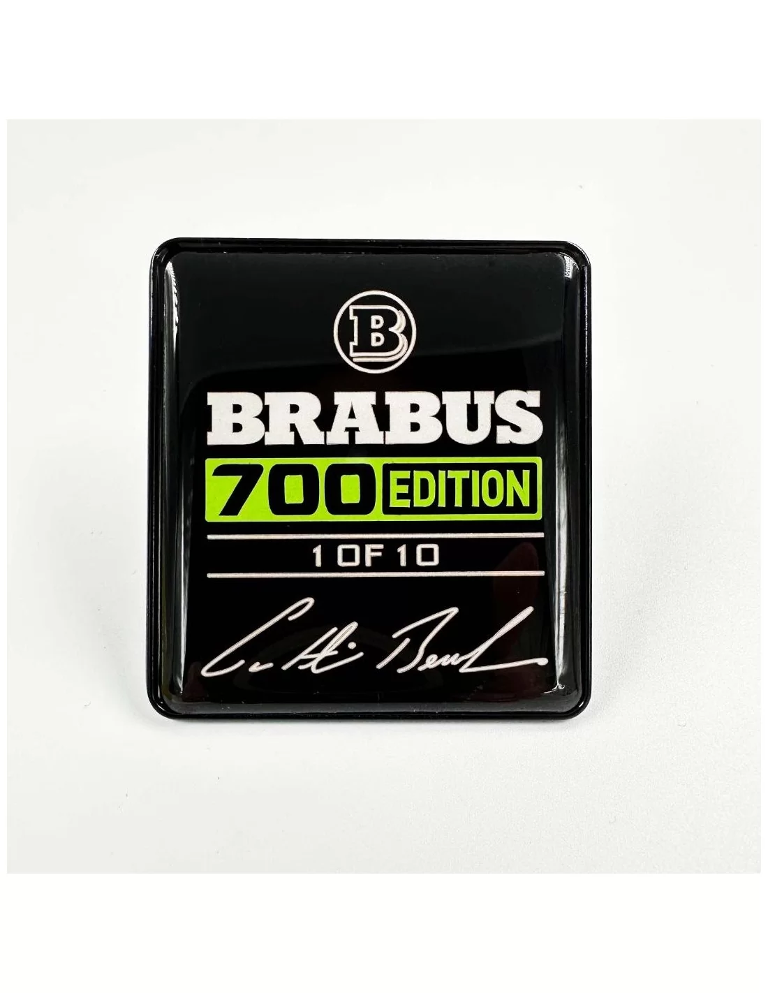  - logo & Emblems - Juego de emblemas metálicos Brabus 700 edition Asientos verdes Mercedes-Benz Clase G W463A - 3 - ¡Mejora tu 