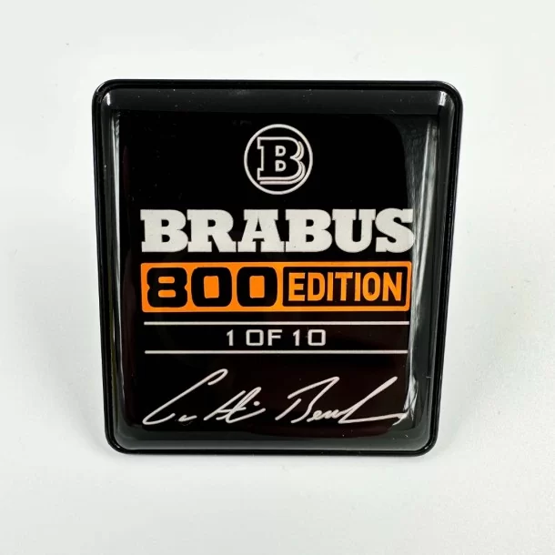  - Logos & Emblems - 梅赛德斯-奔驰 W463A G 系列金属色 Brabus 800 版橙色座椅徽标标识套件 - 1 - 为您的梅赛德斯W463A换上这套令人惊叹的金属Brabus 800版橙色座椅徽章，将时尚与性能完美融合！✔️✨