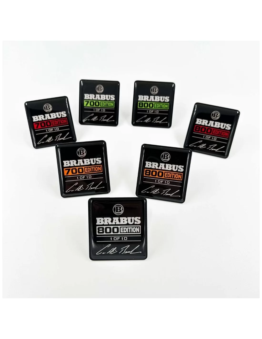 - logo & Emblems - Kit logo emblème sièges Mercedes-Benz W463A Classe G Brabus 800 édition Orange métallisé - 2 - Améliorez vot  - logo & Emblems - Kit logo emblème sièges Mercedes-Benz W463A Classe G Brabus 800 édition Orange métallisé - 2 - Améliorez vot