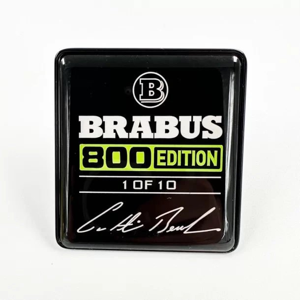  - logo & Emblems - Brabus 800 metálico edición Verde asientos emblema logotipo conjunto Mercedes-Benz W463A Clase G - 1 - ¡Desc