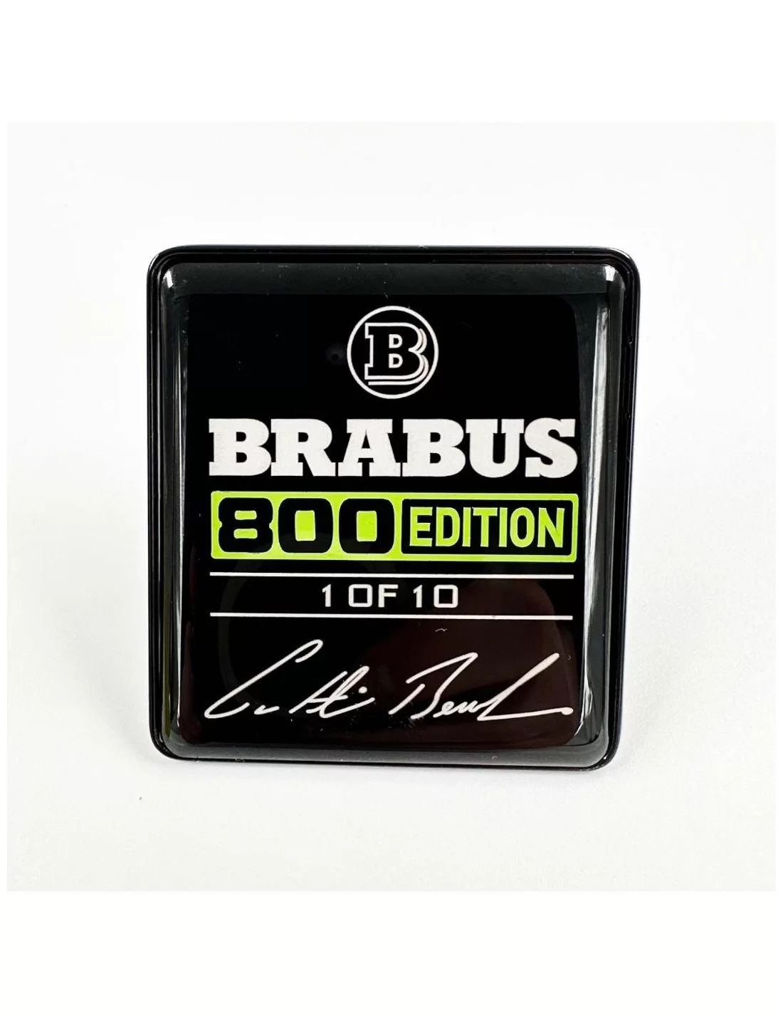  - Logos & Emblems - Conjunto de logótipos dos bancos verdes com emblemas metálicos Brabus 800 edition Mercedes-Benz W463A Class