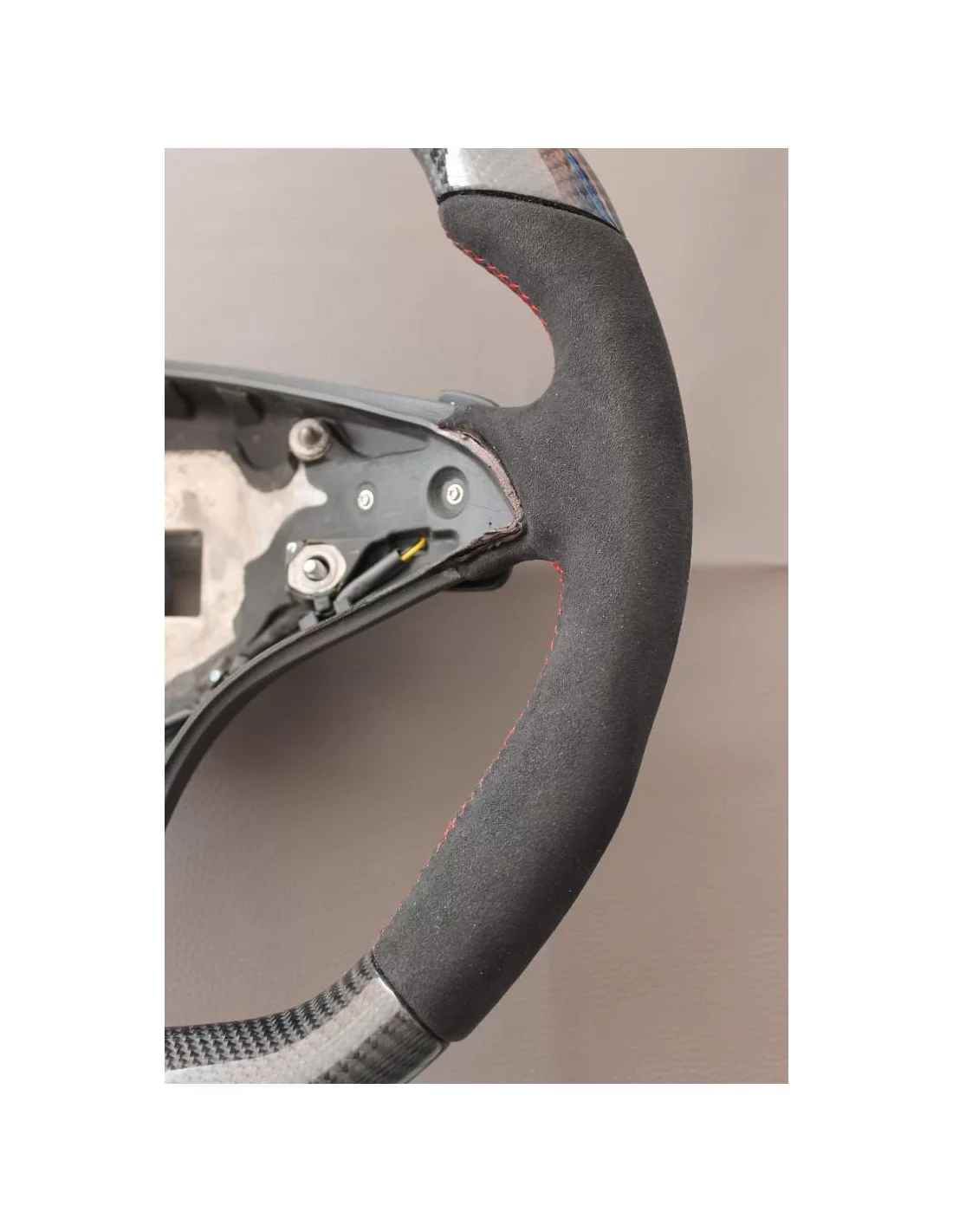 - Steering Wheels - Mercedes-Benz CLS E-Class SLK W172 W212 W218 Steering Wheel Carbon Alcantara - 4 - Enhance your interior wi - Steering Wheels - Mercedes-Benz CLS E-Class SLK W172 W212 W218 Steering Wheel Carbon Alcantara - 4 - Enhance your interior wi