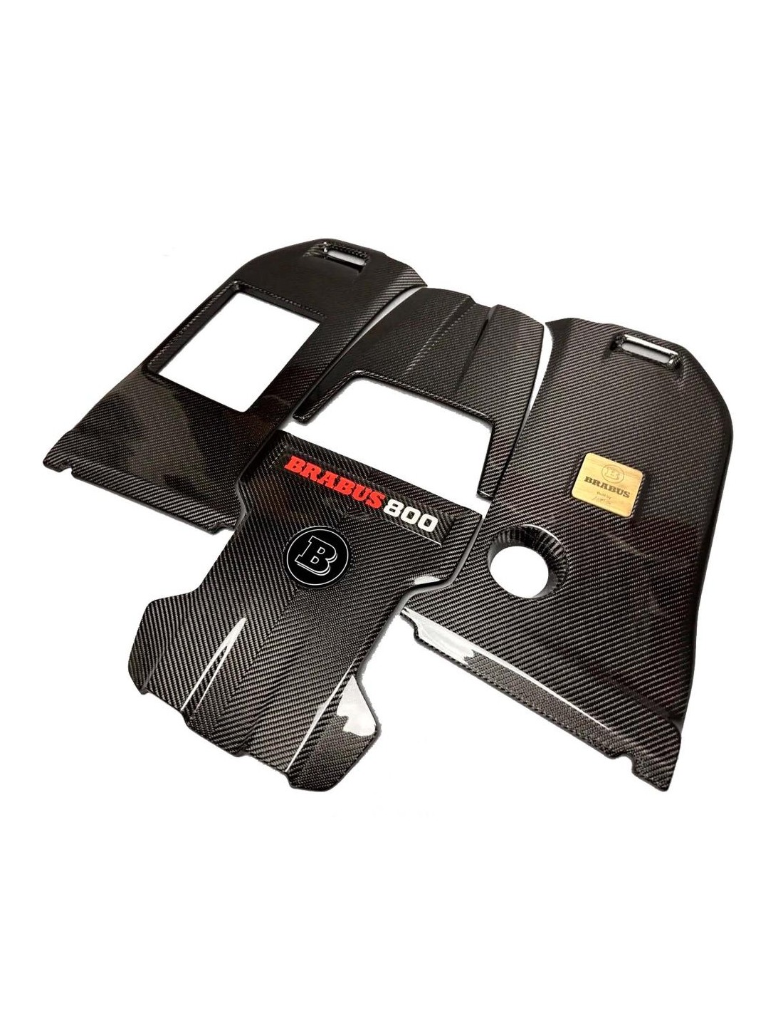  - Mercedes-Benz - Carbon fiber Brabus 800 engine cover with badges AMG Mercedes W463A W464 G-Wagon - 1 - Upgrade your AMG Merce