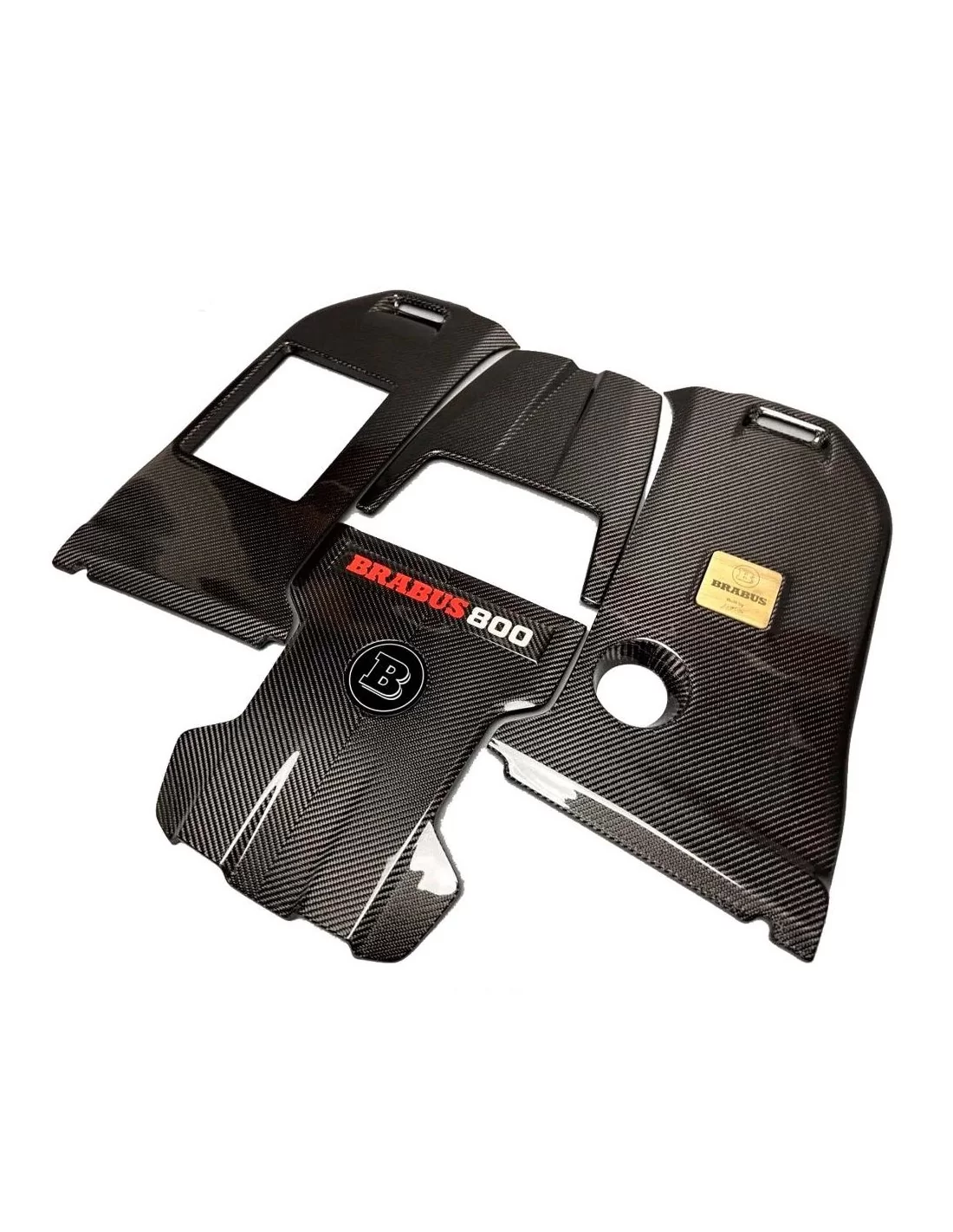  - Mercedes-Benz - Carbon fiber Brabus 800 engine cover with badges AMG Mercedes W463A W464 G-Wagon - 1 - Upgrade your AMG Merce