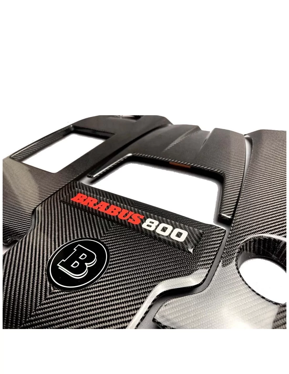  - Mercedes-Benz - Carbon fiber Brabus 800 engine cover with badges AMG Mercedes W463A W464 G-Wagon - 2 - Upgrade your AMG Merce