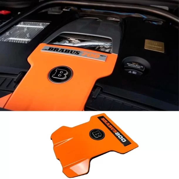  - Mercedes-Benz - メルセデス Amg G クラス W464 W463a 用炭素繊維ブラバス オレンジ エンジン カバー - 1 - Mercedes-Benz メルセデス Amg G クラス W464 W463a 用炭素繊維ブラバス オ