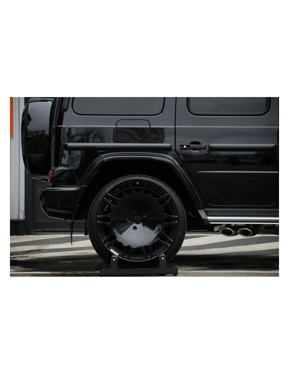 - Mercedes-Benz - ブラバス モノブロック M プラチナエディション リム R22 ブラックグロス メルセデス・ベンツ W463A Gクラス用 - 5 - Mercedes-Benz ブラバス モノブロック M プラチナエディション リム  - Mercedes-Benz - ブラバス モノブロック M プラチナエディション リム R22 ブラックグロス メルセデス・ベンツ W463A Gクラス用 - 5 - Mercedes-Benz ブラバス モノブロック M プラチナエディション リム