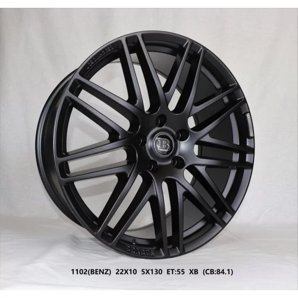  - Mercedes Benz - BRABUS Cerchi R22 BLACK MATT per Mercedes-Benz Classe G W463A - 1 - Elevate la vostra Mercedes-Benz Classe G 