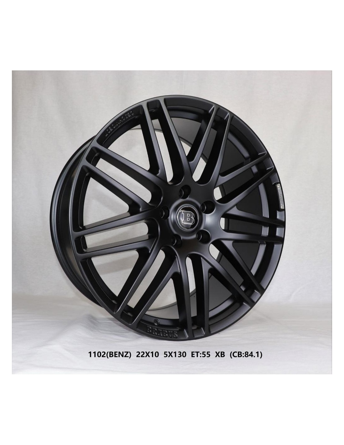  - Mercedes Benz - BRABUS Felgen R22 BLACK MATT für Mercedes-Benz W463A G-Klasse - 1 - Veredeln Sie Ihre Mercedes-Benz W463A G-K