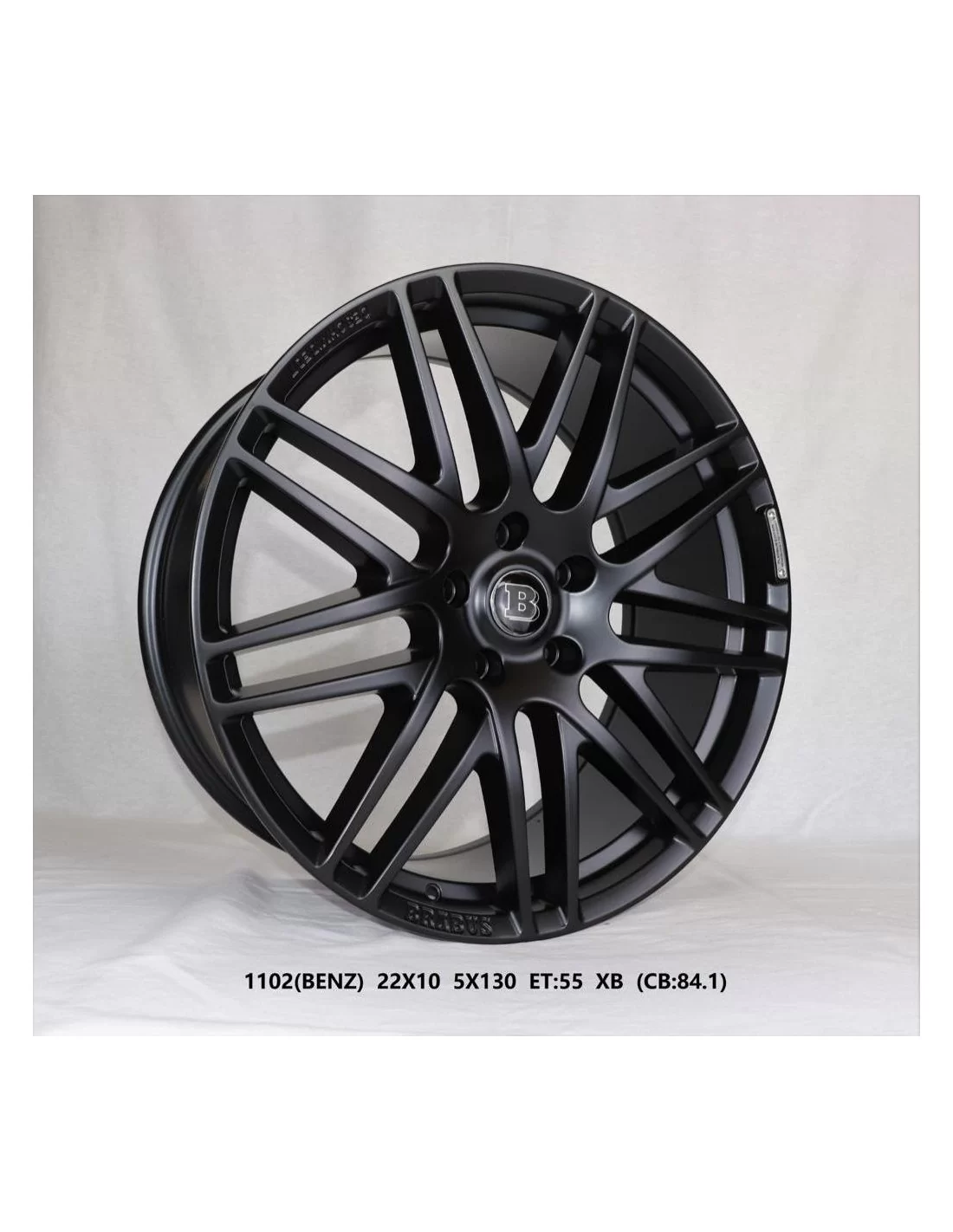 - Mercedes-Benz - BRABUS velgen R22 ZWART mat voor Mercedes-Benz W463A G-Klasse - 1 - Verhoog uw Mercedes-Benz W463A G-Klasse m  - Mercedes-Benz - BRABUS velgen R22 ZWART mat voor Mercedes-Benz W463A G-Klasse - 1 - Verhoog uw Mercedes-Benz W463A G-Klasse m