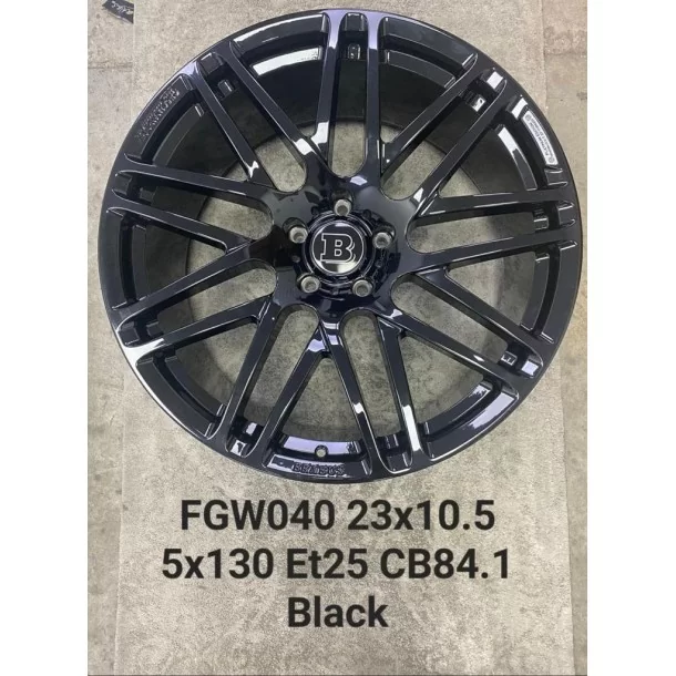  - Mercedes-Benz - BRABUS Rims R23 BLACK GLOSS for Mercedes-Benz W463A G-Class - 1 - Upgrade your Mercedes-Benz W463A G-Class wi