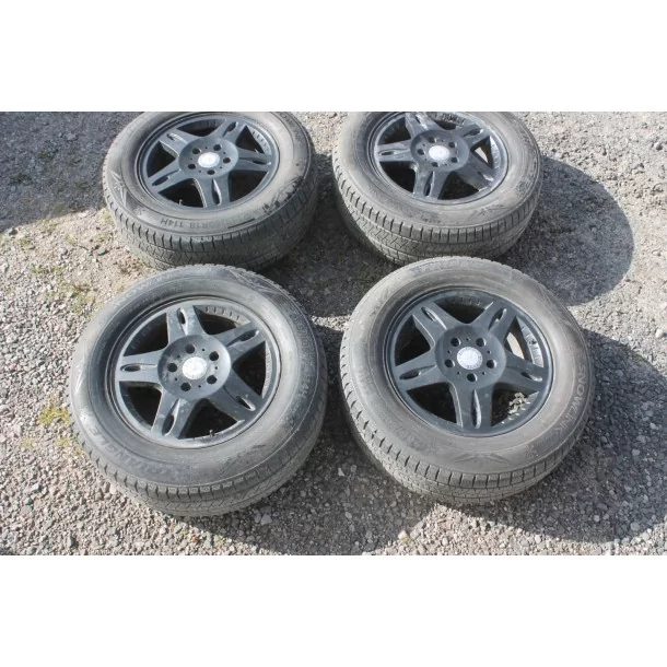  - Mercedes-Benz - Velgen R18 ZWART met banden voor Mercedes-Benz W463 G-Klasse 4st - 1 - Koop R18 ZWARTE velgen met banden voor