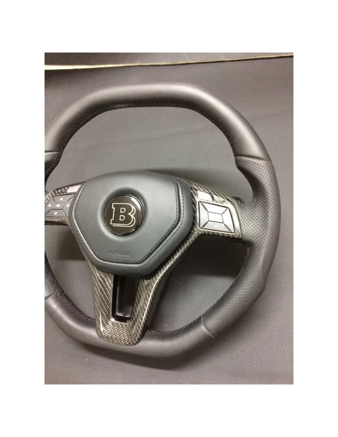  - Volante - Mercedes-Benz CLS Clase E SLK W172 W212 W218 Volante Cuero Carbono - 3 - Actualice su vehículo con el volante de cu