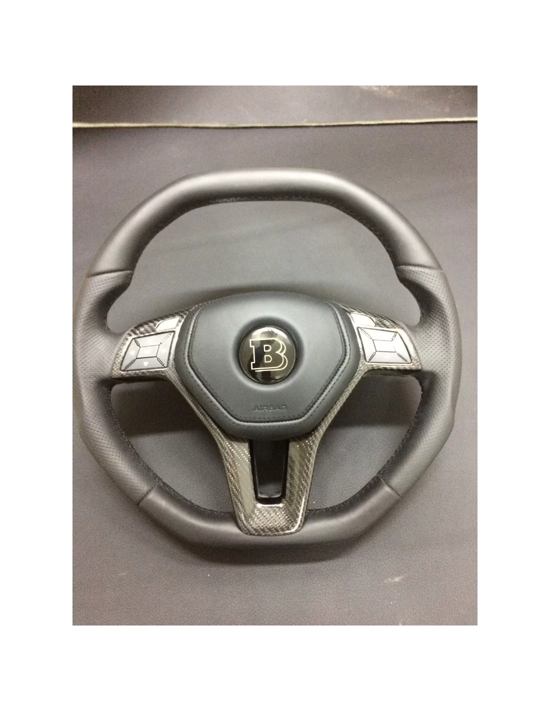  - Volante - Mercedes-Benz CLS Clase E SLK W172 W212 W218 Volante Cuero Carbono - 5 - Actualice su vehículo con el volante de cu