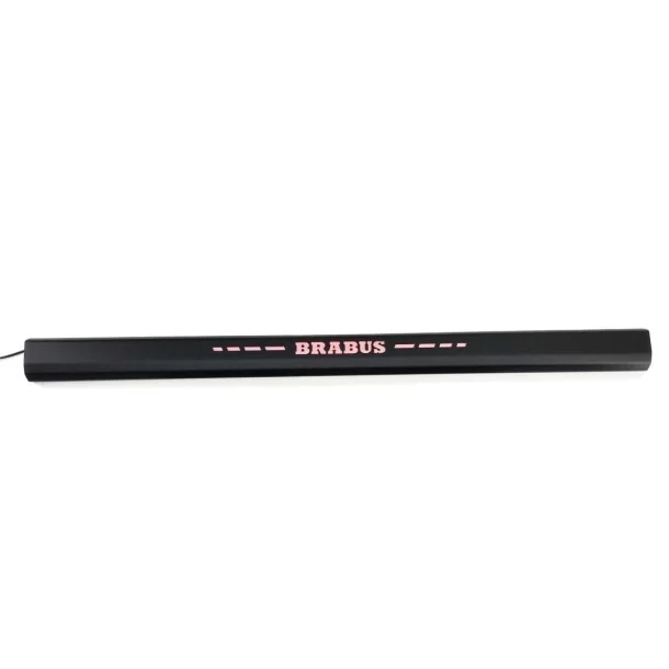  - Mercedes Benz - Umbral de puerta iluminado con led BRABUS BLACK Rear Tailgate RED para Mercedes-Benz W463A W464 Clase G - 1 -