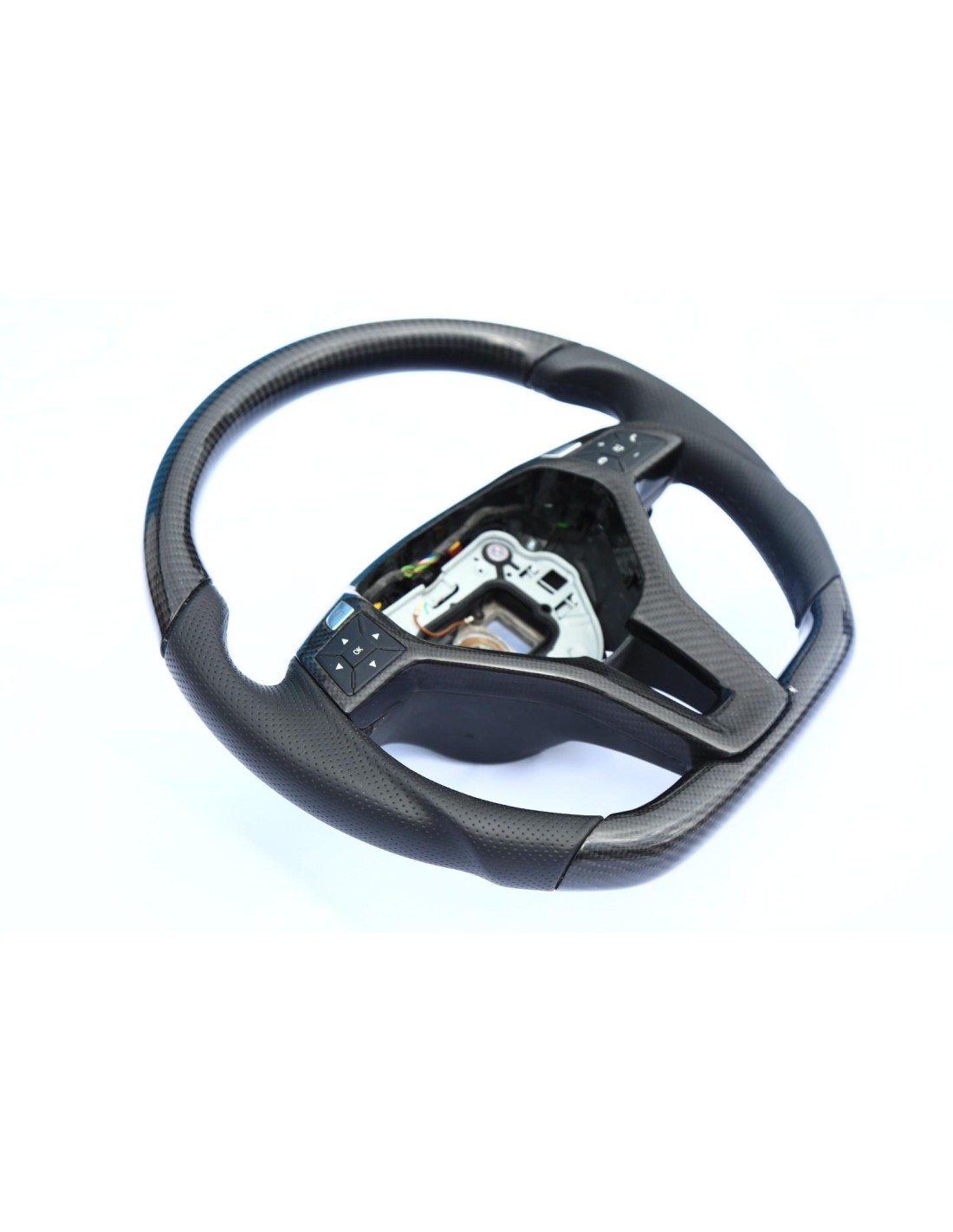  - Steering Wheels - Mercedes-Benz CLS E-Class SLK W172 W212 W218 Kierownica ze skóry węglowej - 4 - Mercedes-Benz CLS E-Class S