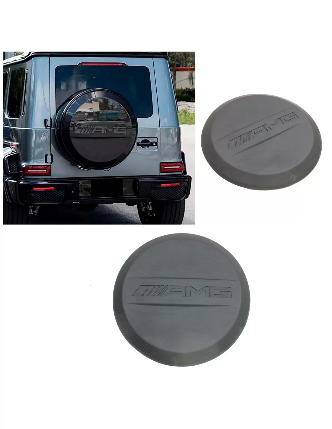 - Mercedes Benz - Piastra copriruota di scorta posteriore AMG in vetroresina per Mercedes-Benz Classe G W463a W464 G-Wagon - 1   - Mercedes Benz - Piastra copriruota di scorta posteriore AMG in vetroresina per Mercedes-Benz Classe G W463a W464 G-Wagon - 1