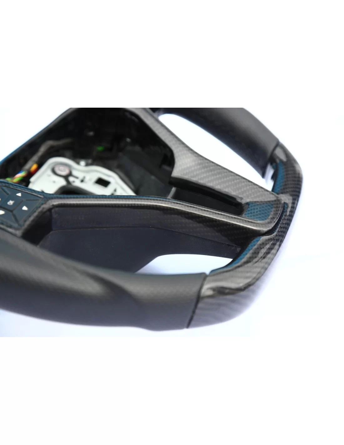  - Steering Wheels - Mercedes-Benz CLS E-Class SLK W172 W212 W218 Kierownica ze skóry węglowej - 11 - Mercedes-Benz CLS E-Class 