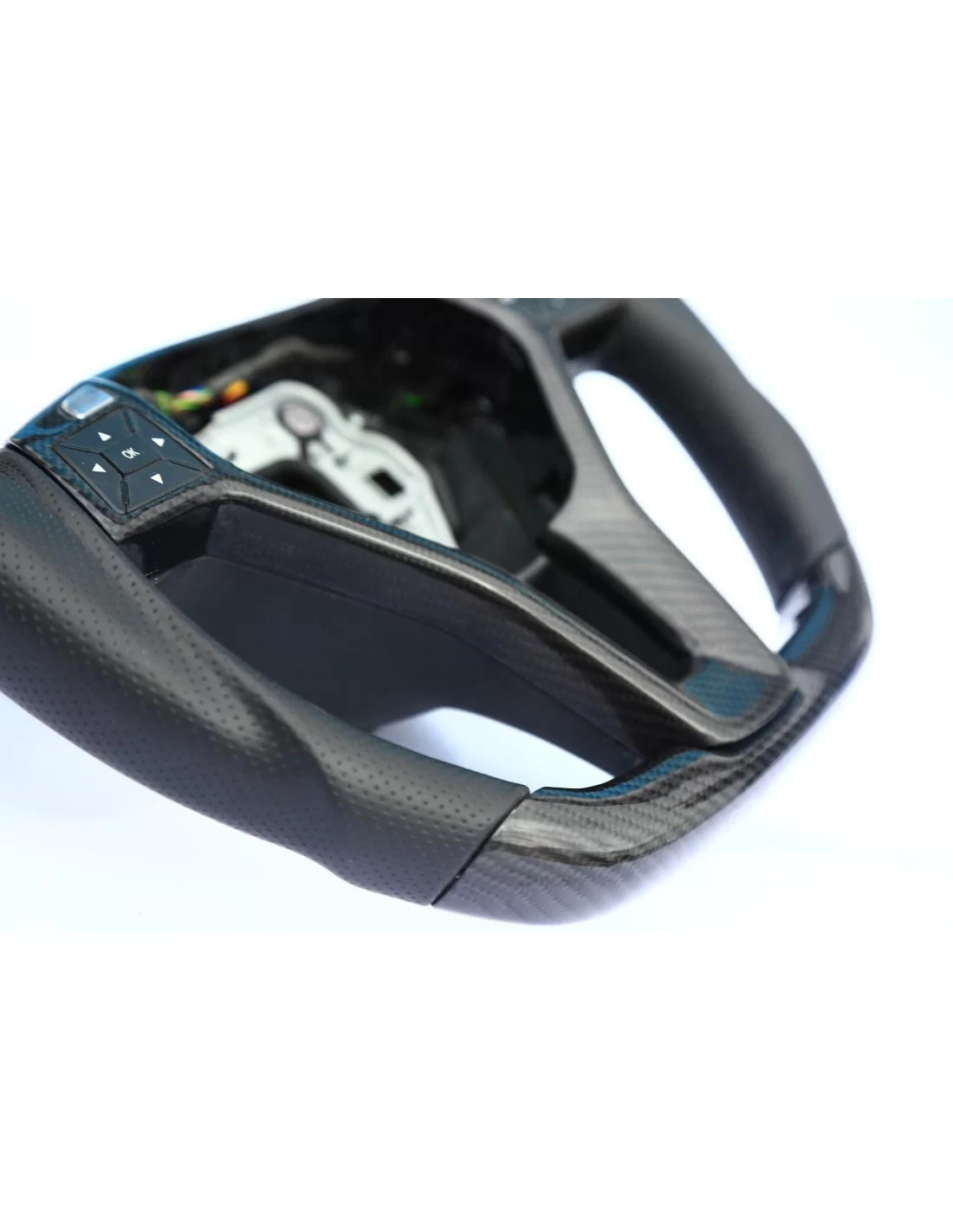  - Steering Wheels - Mercedes-Benz CLS E-Class SLK W172 W212 W218 Kierownica ze skóry węglowej - 12 - Mercedes-Benz CLS E-Class 