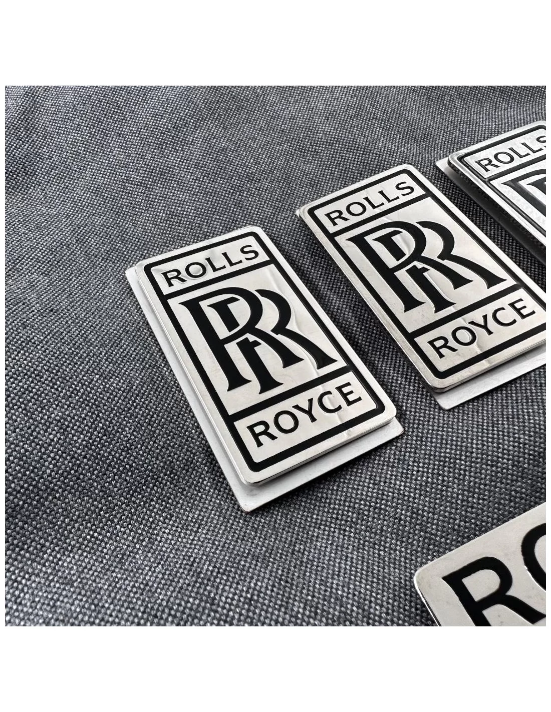  - Logos & Emblems - ロールスロイス カリナン ファントム ゴースト レイス スペクター用 メタリックフロアマット バッジ エンブレムセット - 11 - Logos & Emblems ロールスロイス カリナン ファントム ゴースト 
