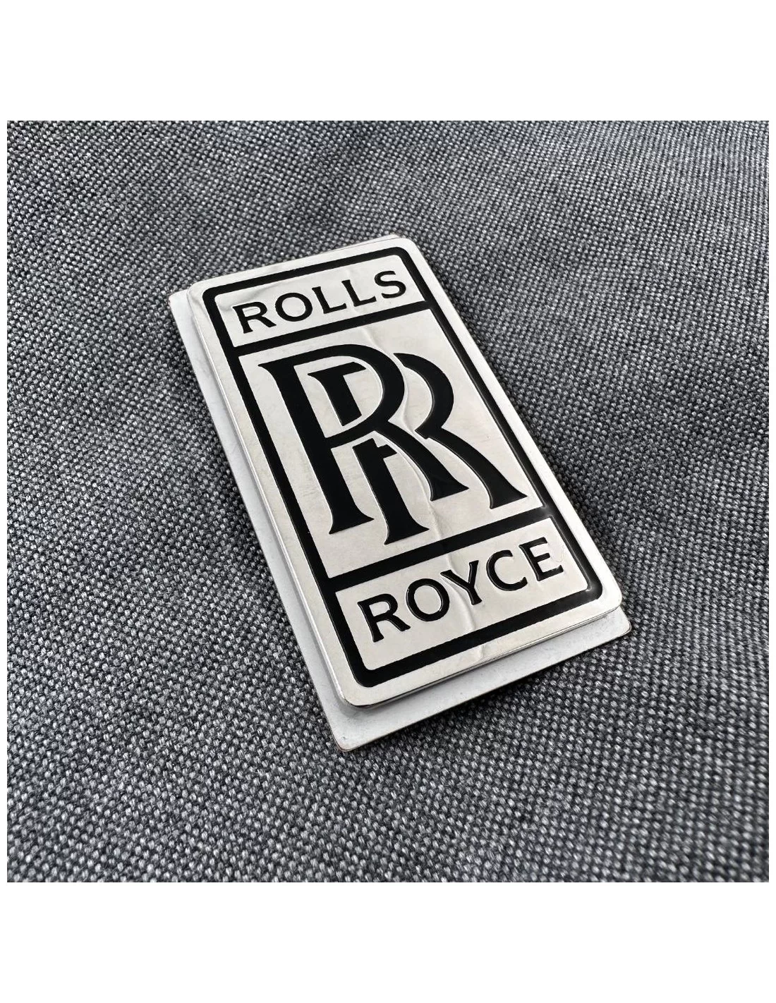  - Logos & Emblems - Metalliska golvmattor märken emblem set för Rolls-Royce Cullinan Phantom Ghost Wraith Spectre - 15 - Köp Me