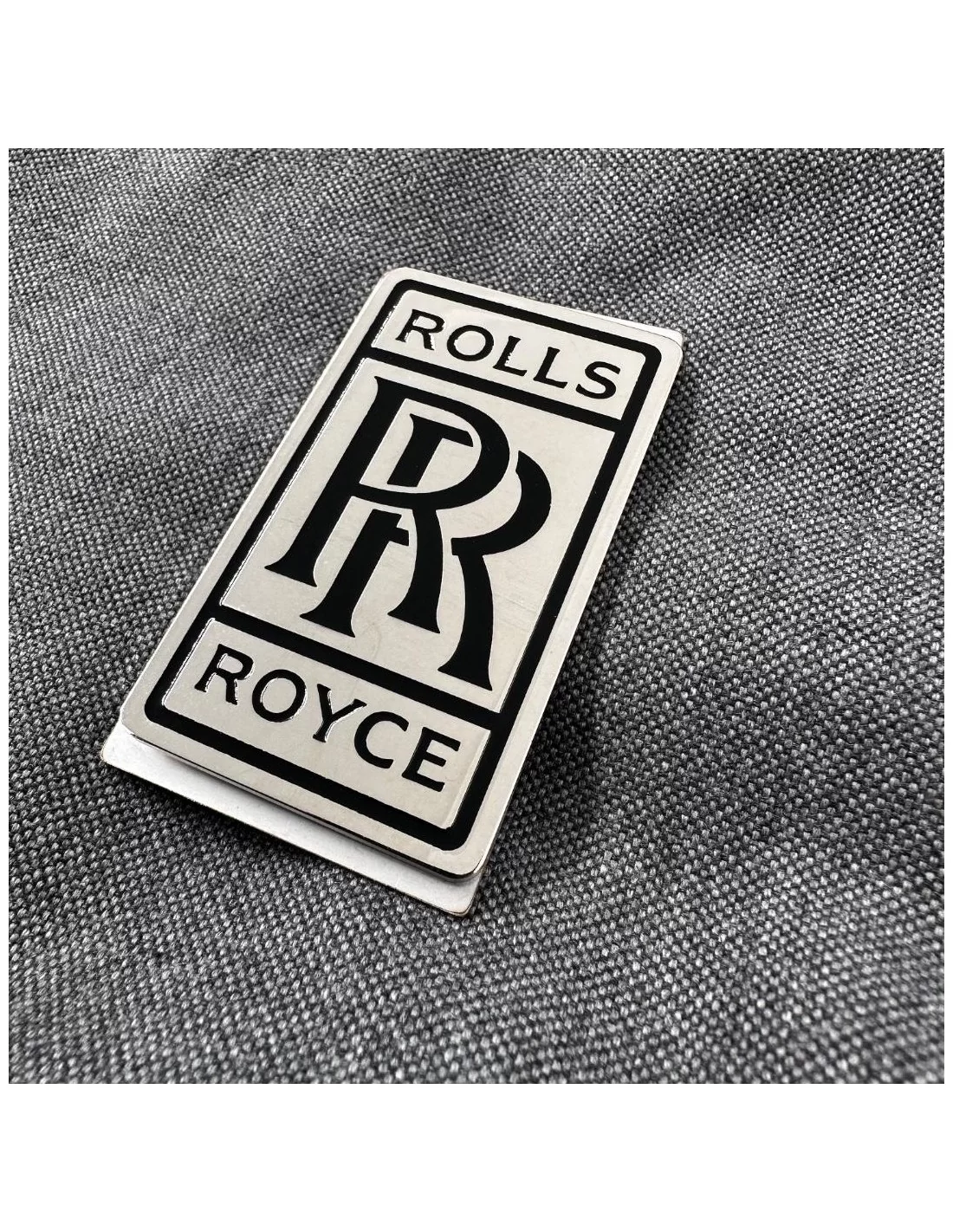  - Logos & Emblems - Metalliska golvmattor märken emblem set för Rolls-Royce Cullinan Phantom Ghost Wraith Spectre - 16 - Köp Me