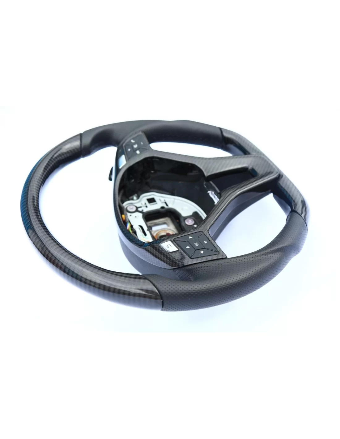  - Steering Wheels - Mercedes-Benz CLS E-Class SLK W172 W212 W218 Kierownica ze skóry węglowej - 13 - Mercedes-Benz CLS E-Class 