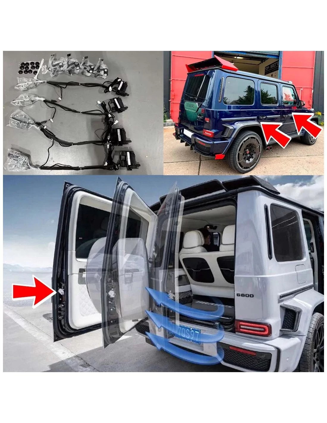  - Mercedes Benz - Türschloss-Softschließer für Mercedes-Benz W463A W464 G-Klasse G350 G500 G550 G55 G63 - 1 - Kaufen Sie Türsch