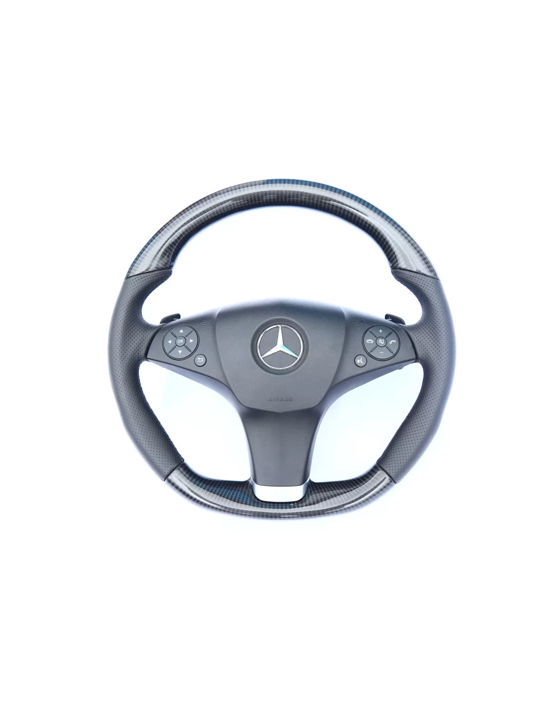 - Steering Wheels - Mercedes-Benz E-Klasse W207, W212 Stuur Carbon Leer - 1 - Upgrade je auto met het Mercedes-Benz E-Klasse W2  - Steering Wheels - Mercedes-Benz E-Klasse W207, W212 Stuur Carbon Leer - 1 - Upgrade je auto met het Mercedes-Benz E-Klasse W2