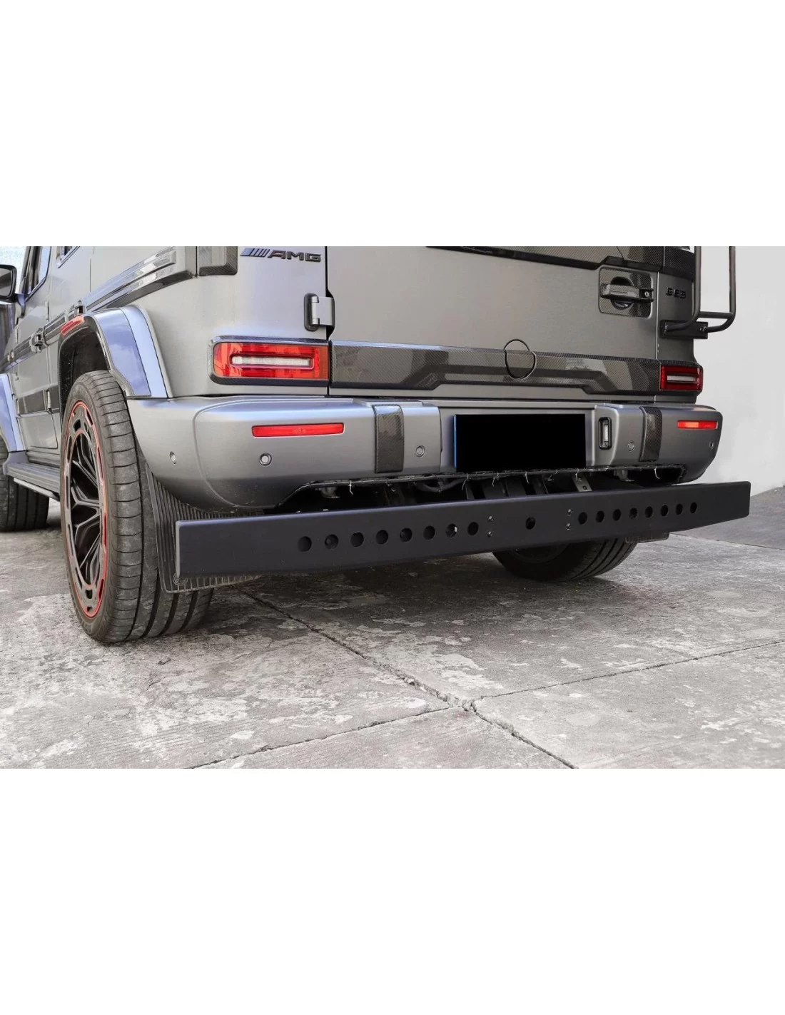  - Mercedes Benz - Piastra di protezione posteriore in acciaio inox per Mercedes-Benz W463A 4x4 - 2 - Proteggete la vostra Merce