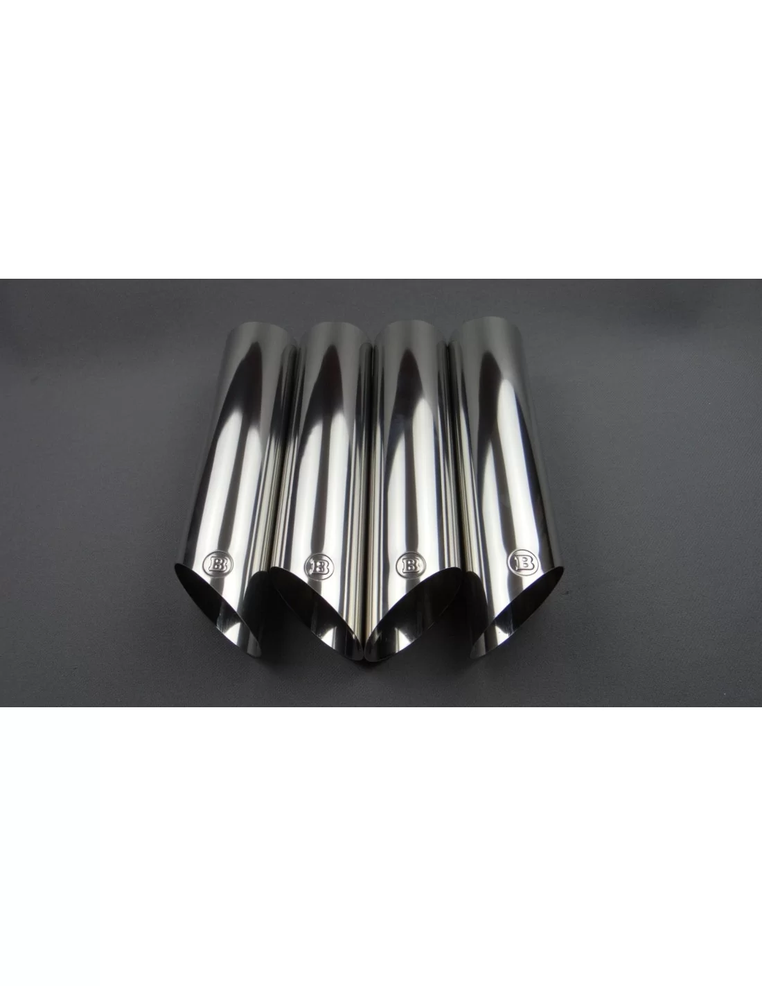 - Mercedes Benz - Tuyaux d'échappement Brabus en acier inoxydable avec embouts chromés pour Mercedes-Benz Classe G W463A W464 -  - Mercedes Benz - Tuyaux d'échappement Brabus en acier inoxydable avec embouts chromés pour Mercedes-Benz Classe G W463A W464 -