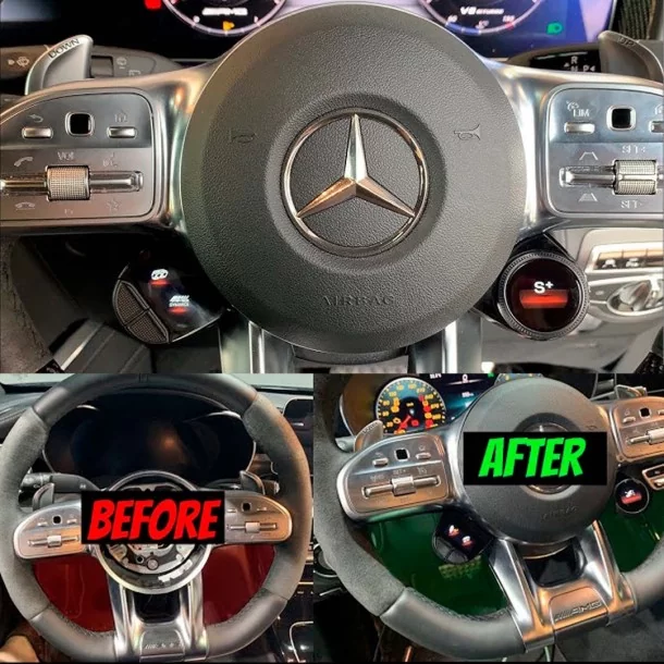  - Steering Wheels - Przyciski sterowania przełącznikiem OLED na kierownicy do Mercedes-Benz W463A W464 - 1 - Kup przełącznik ki