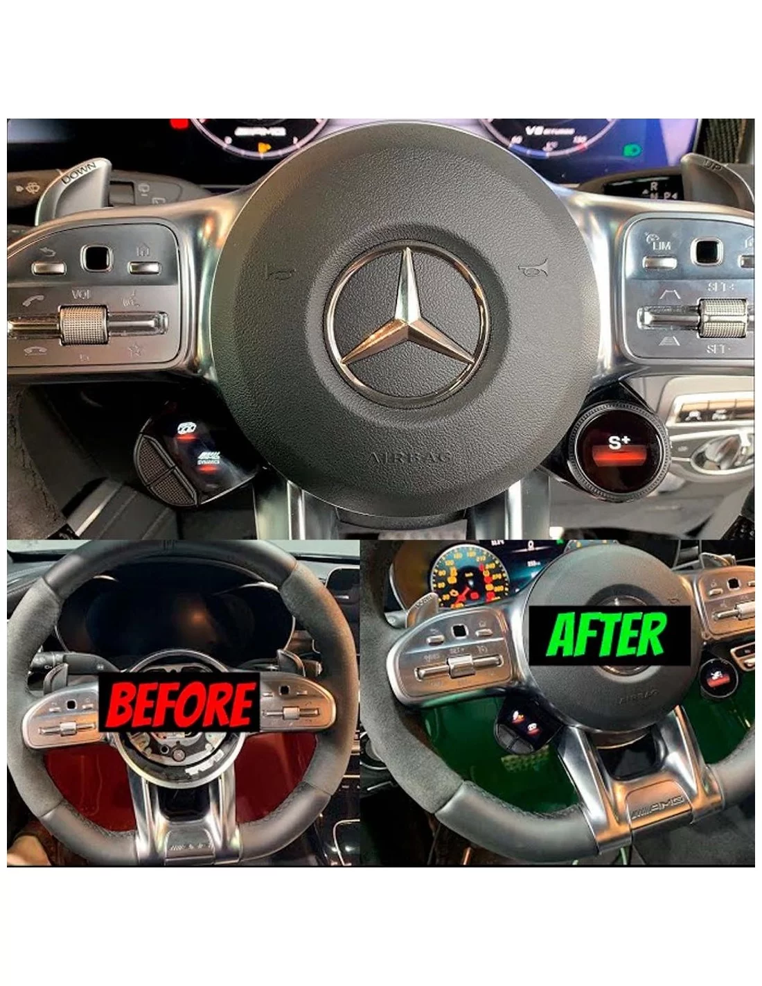 - Volante - Pulsanti di controllo dell'interruttore OLED del volante per Mercedes-Benz W463A W464 - 2 - Acquista i pulsanti di - Volante - Pulsanti di controllo dell'interruttore OLED del volante per Mercedes-Benz W463A W464 - 2 - Acquista i pulsanti di