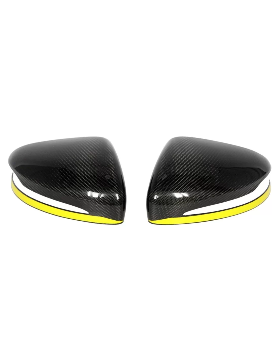  - Mercedes Benz - Карбонові накладки на дзеркала з жовтою смугою для Mercedes-Benz G-Class W463A W464 G63 - 3 - Оновіть свій Me