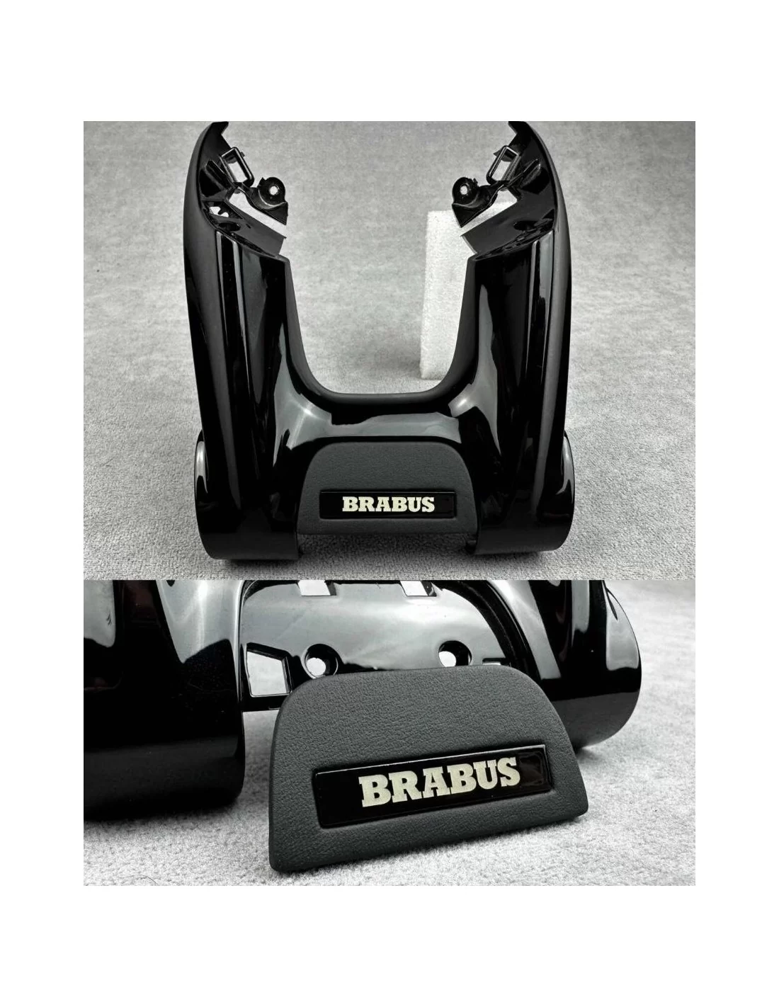  - Steering Wheels - 用于梅赛德斯-奔驰 W463A W464 AMG 的方向盘黑色徽章徽标 Brabus 嵌件 - 2 - 这款时尚的黑色 Brabus 方向盘徽章内嵌件可提升您的梅赛德斯-奔驰 W463A W464 的档次，使您的内