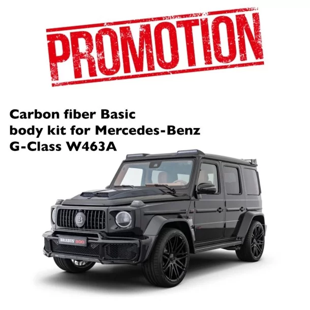  - Mercedes-Benz - 用于梅赛德斯-奔驰 G 级 W463A 的碳纤维基本车身套件 - 1 - 这款时尚的碳纤维基本车身套件可提升您的梅赛德斯-奔驰 G 级 W463A 的美感和性能！✅
