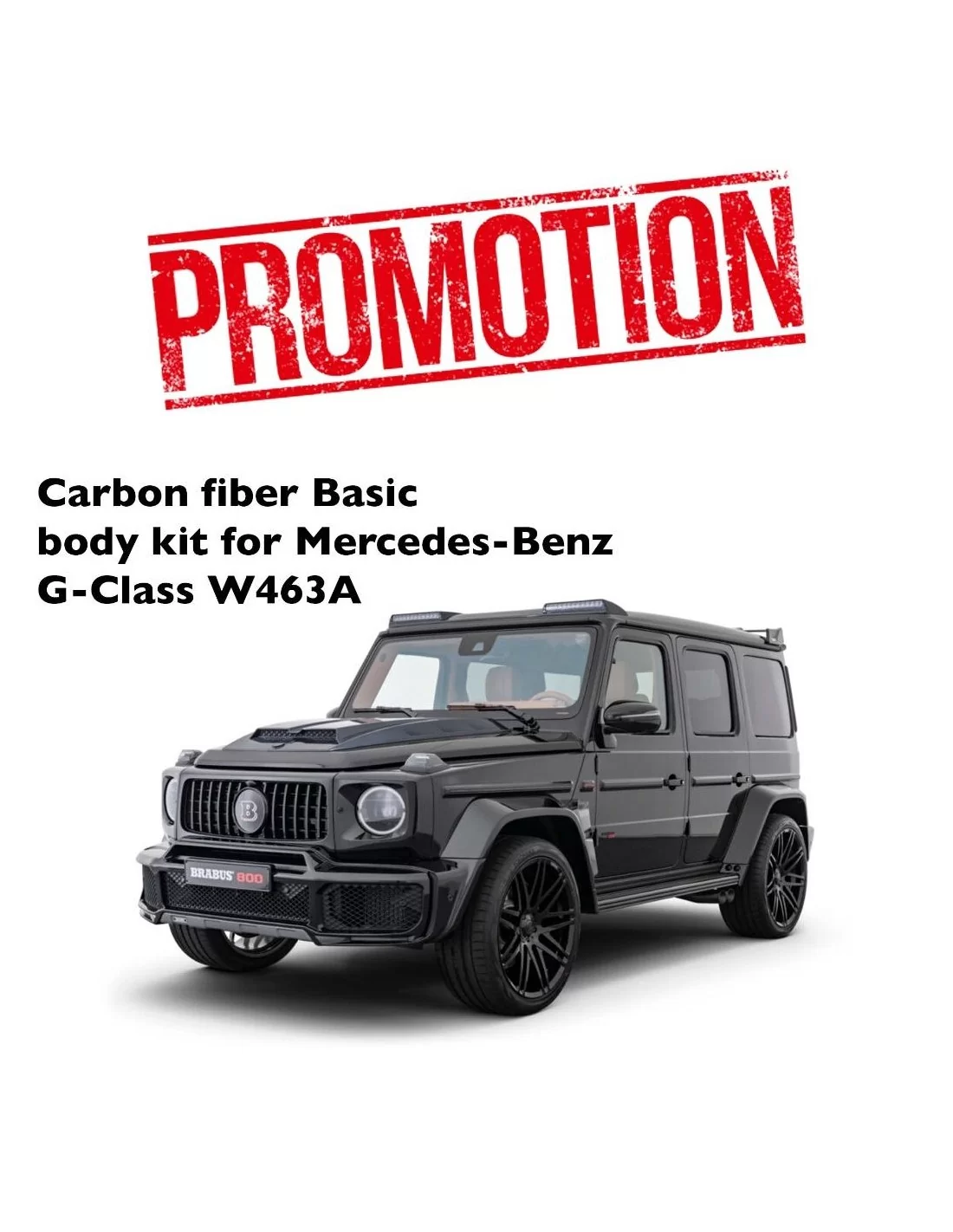- Mercedes Benz - Kit básico de carrocería de fibra de carbono para Mercedes-Benz Clase G W463A - 1 - Mejora tu Mercedes-Benz C - Mercedes Benz - Kit básico de carrocería de fibra de carbono para Mercedes-Benz Clase G W463A - 1 - Mejora tu Mercedes-Benz C