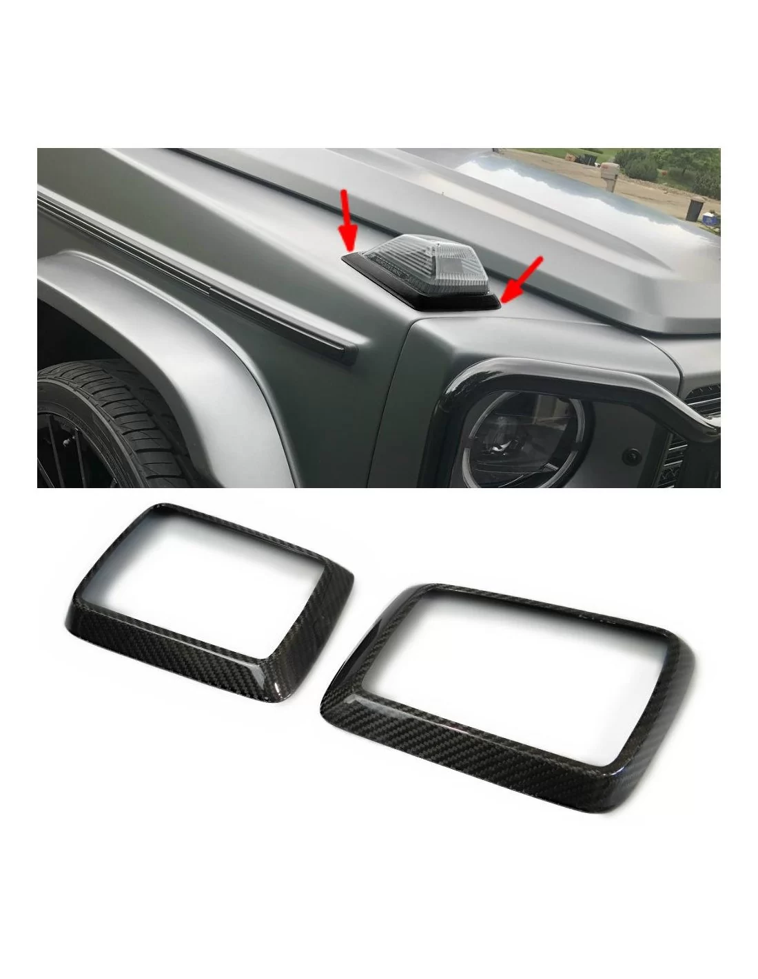 - Mercedes Benz - Kit básico de carrocería de fibra de carbono para Mercedes-Benz Clase G W463A - 5 - Mejora tu Mercedes-Benz C - Mercedes Benz - Kit básico de carrocería de fibra de carbono para Mercedes-Benz Clase G W463A - 5 - Mejora tu Mercedes-Benz C